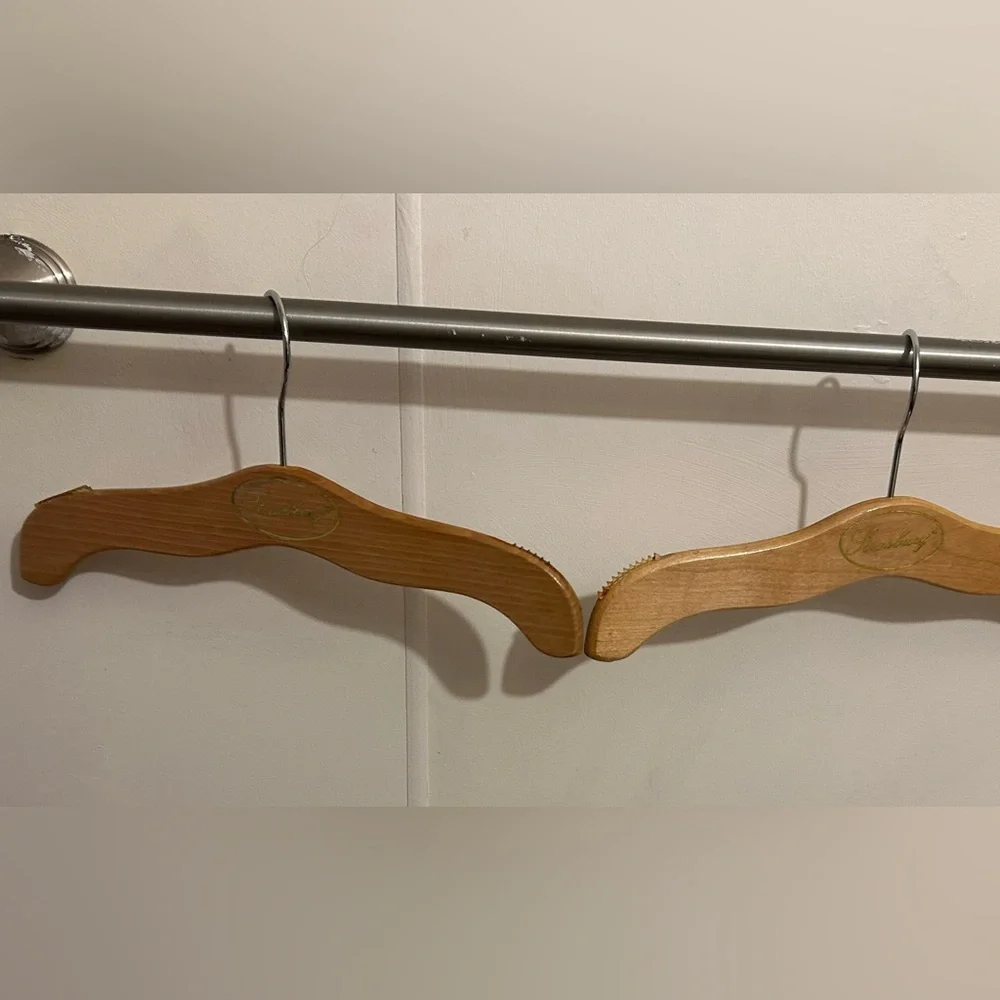 Vintage Strasburg Wooden hangers bundle of 3